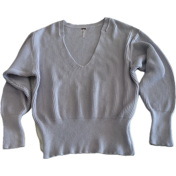 Free People- Allure Pullover Sweater in Lavender Women’s L - Picture 3 of 6